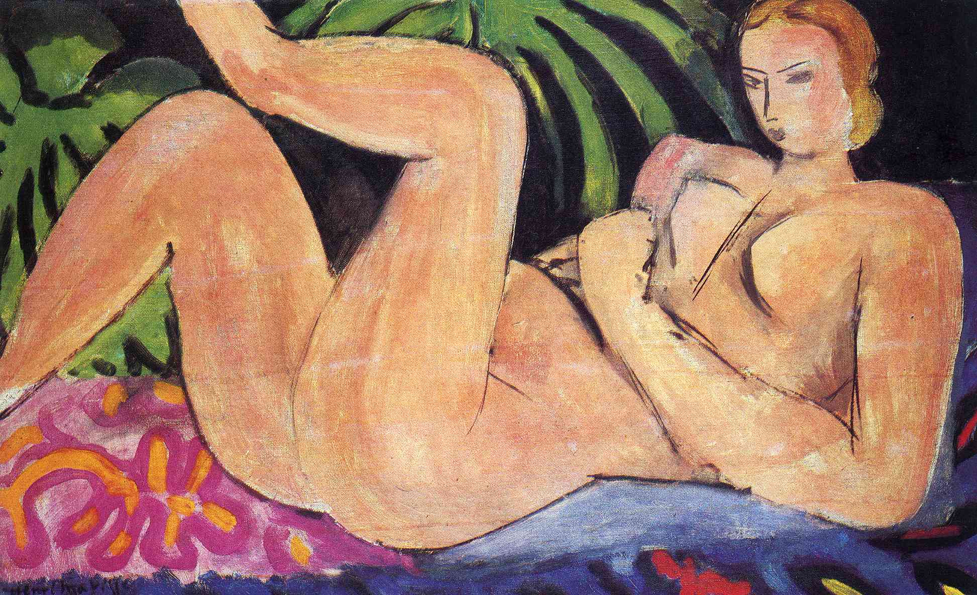 Henri Matisse - A Nude with her Heel on her Knee 1936 